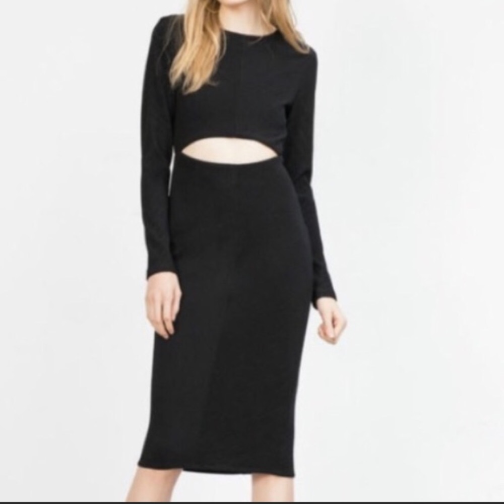 Zara black dress